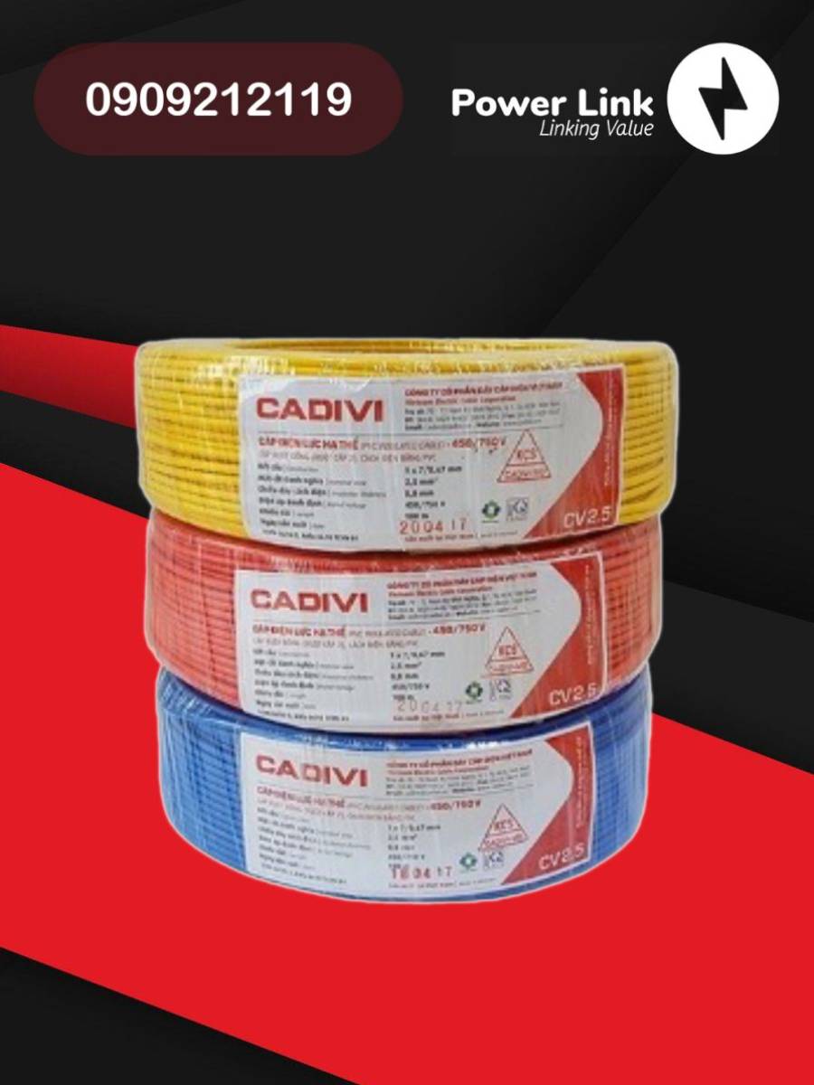 Dây điện CV 2.5 -0.6/1KV